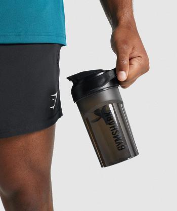 Butelki wody Damskie Gymshark 14oz Shaker Czarne | PL 2162ZUT